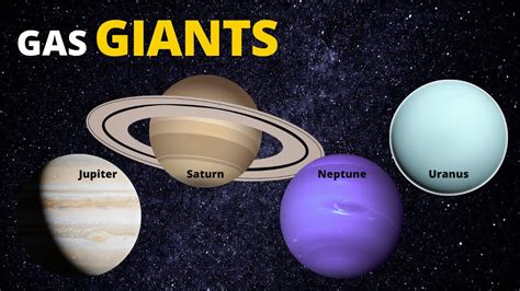 how are gas giants similar to one another